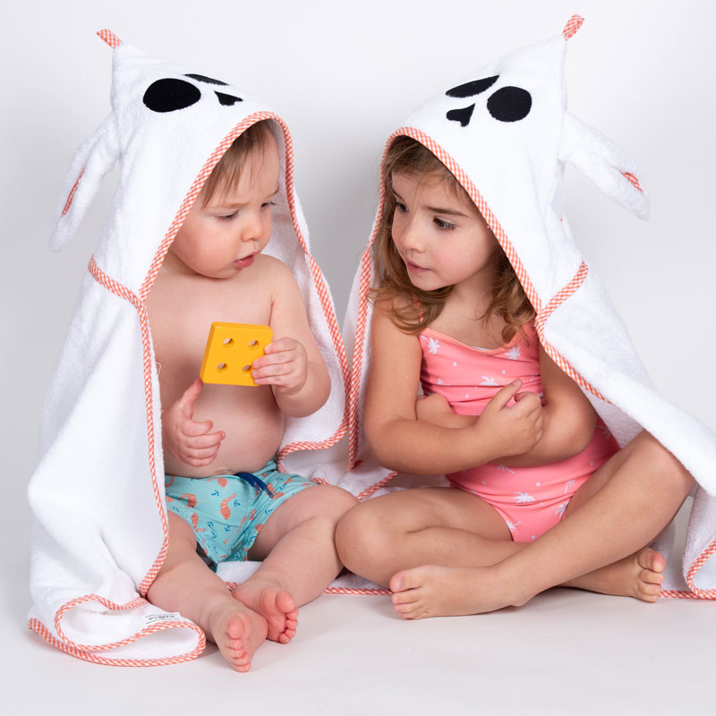 Cape de bain en coton bio Alaska – 95 x 60 cm – dès la naissance