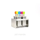Ensemble 6 moules à glaces inox MINI EXQUIMO 45ml - dès 2 ans