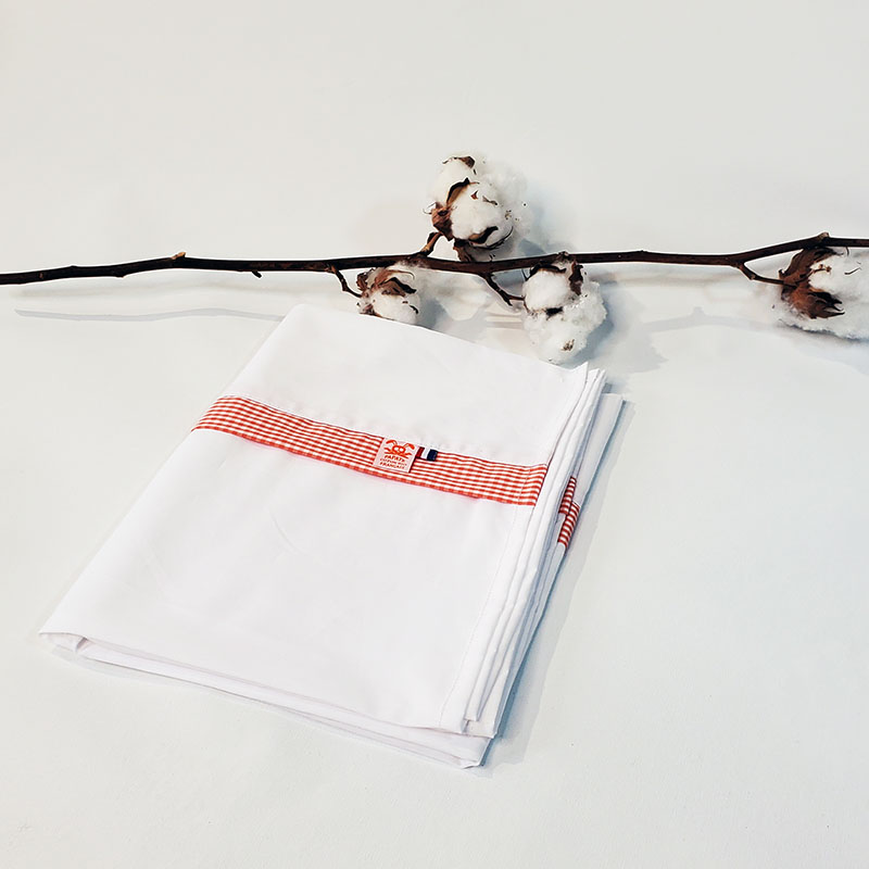 Drap plat en Coton Bio – 80 x 110 cm – dès 13 mois