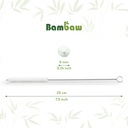 Brosse en coton pour paille de 6 mm - à partir de 6 ans