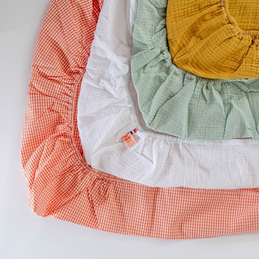 Housse de matelas à langer 50 x 70 cm en coton bio - dès la naissance